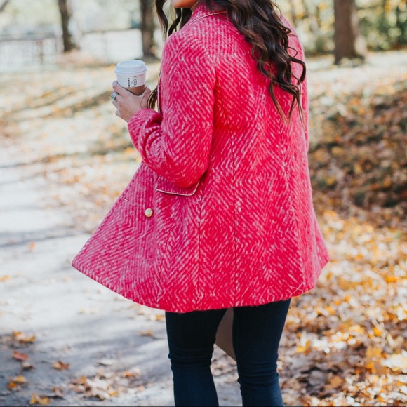 J.Crew Diamond Tweed coat - Picture 3 of 8